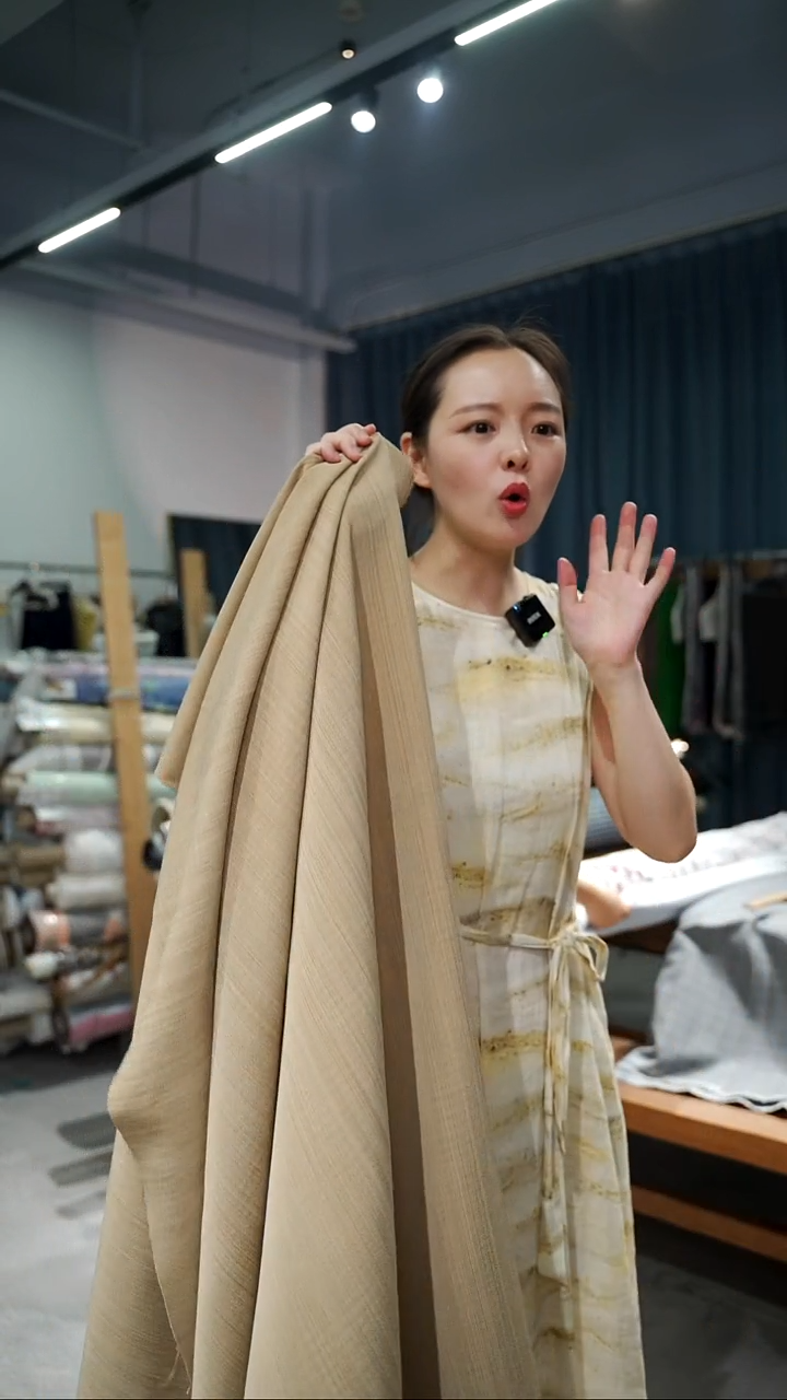 混纺3米RATTI 纯棉面料衬衫连衣裙布 意大利进口