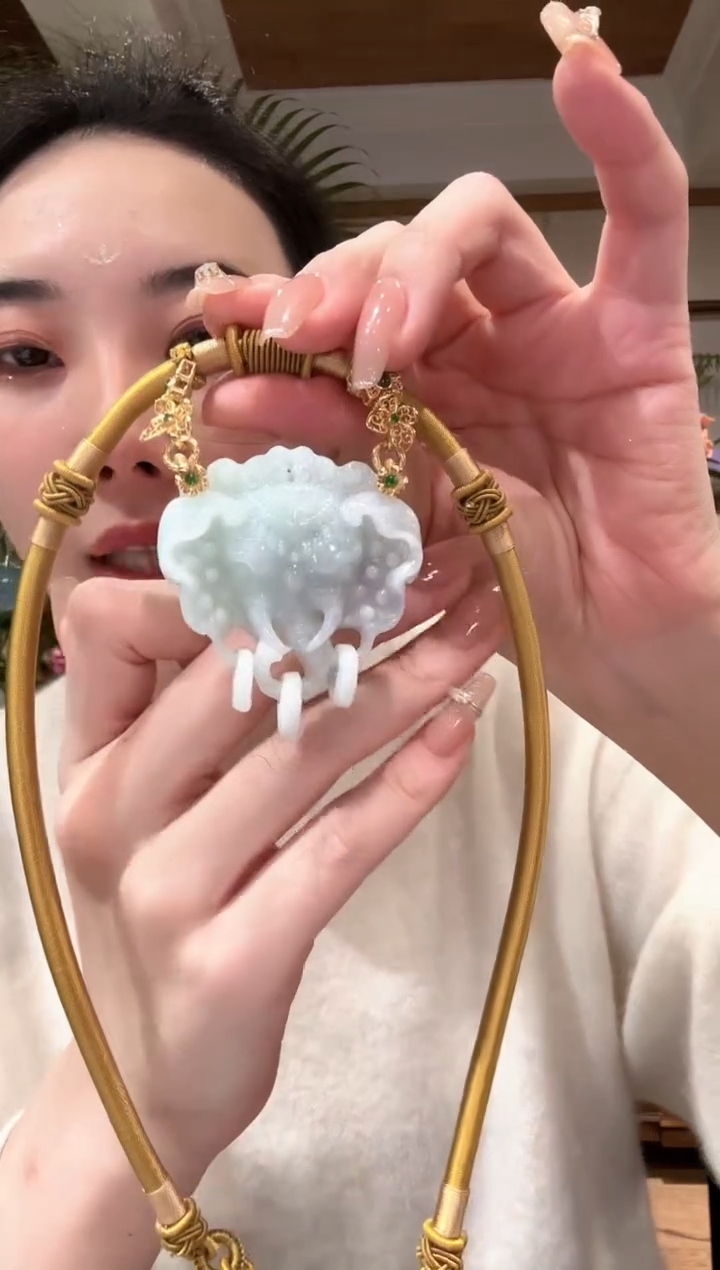 【闪购商品】翡翠颈饰未镶嵌国风