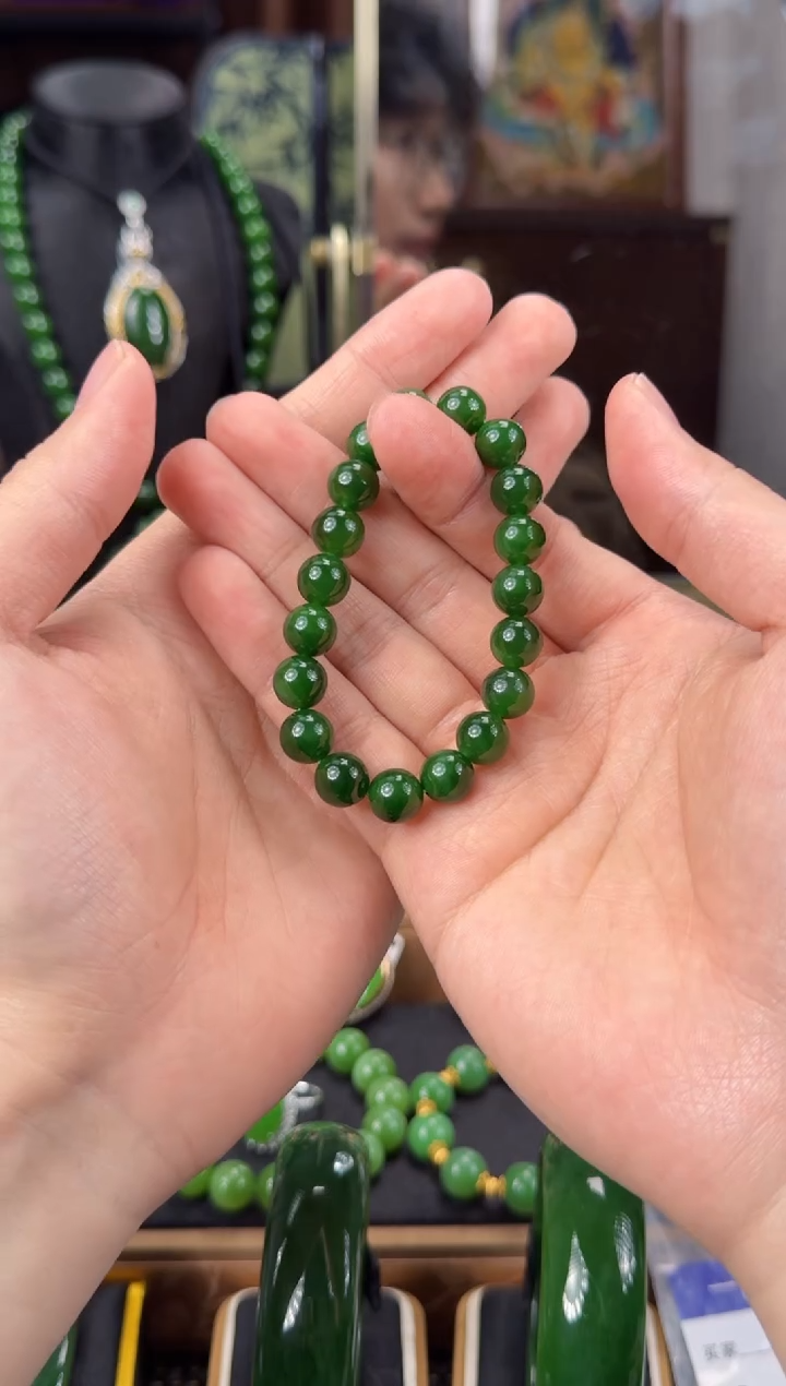 【闪购商品】和田玉（碧玉）手串未镶嵌 