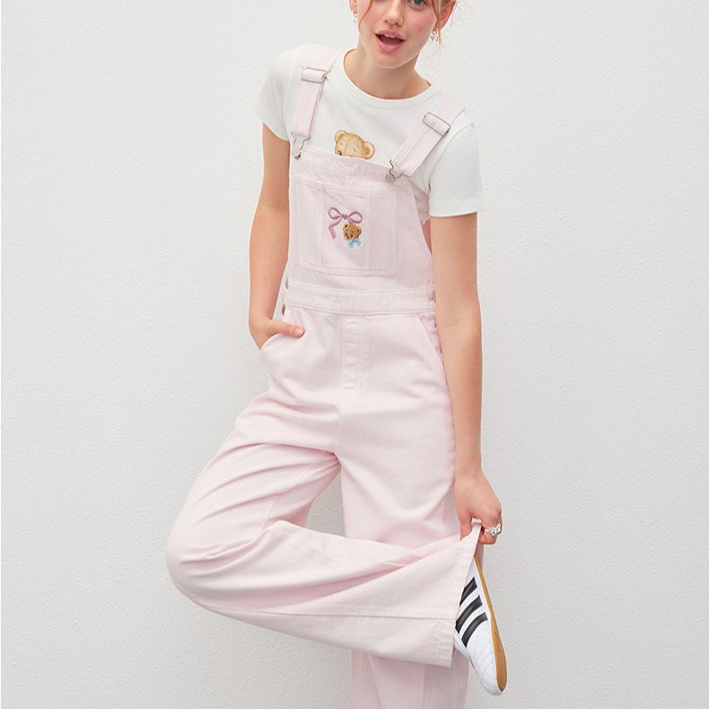 [bearnova]TeenieWeenie牛仔背带裤女2025秋新款女装YTTV253701B