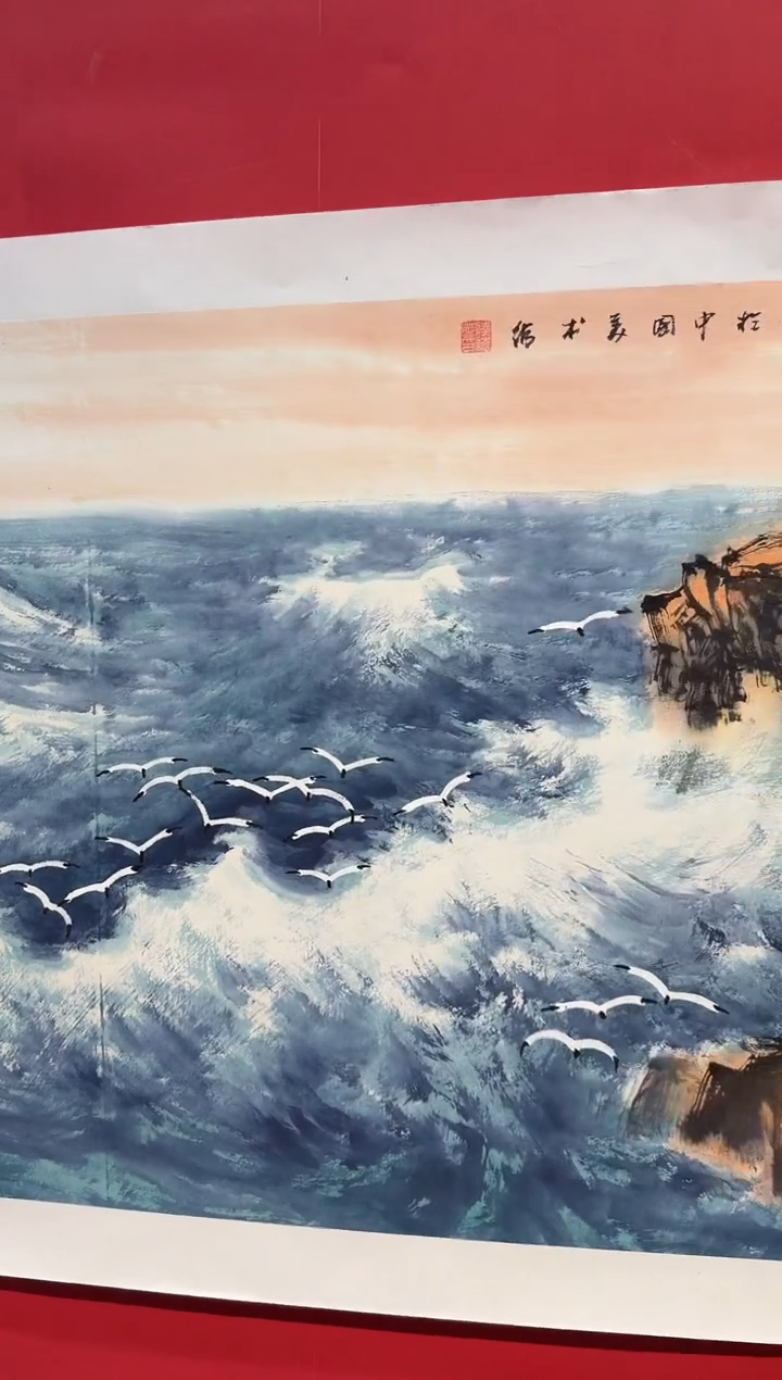 国画画家陆远华纯手绘原作