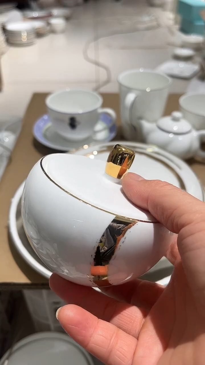 瓷糖缸隆达骨质瓷