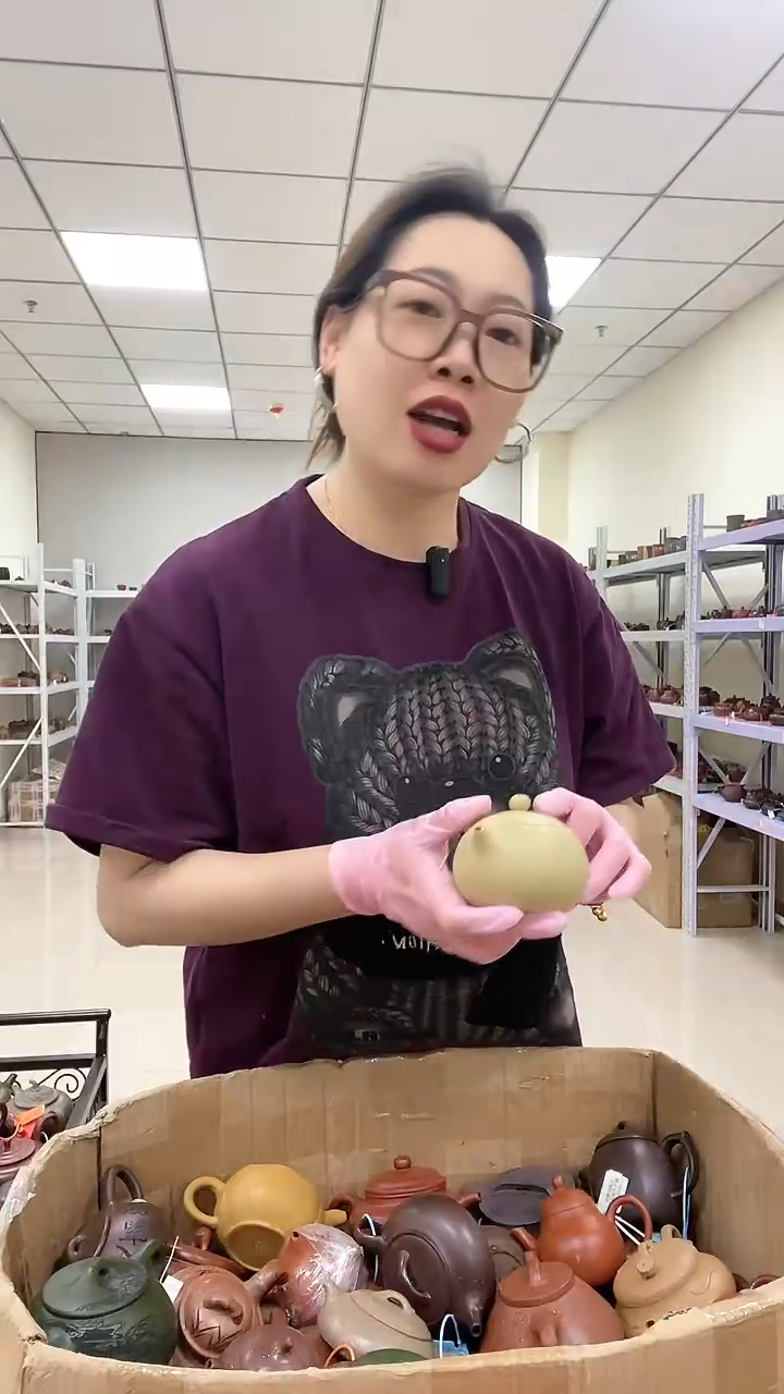 【闪购商品】紫砂茶壶本山绿泥 光素西施