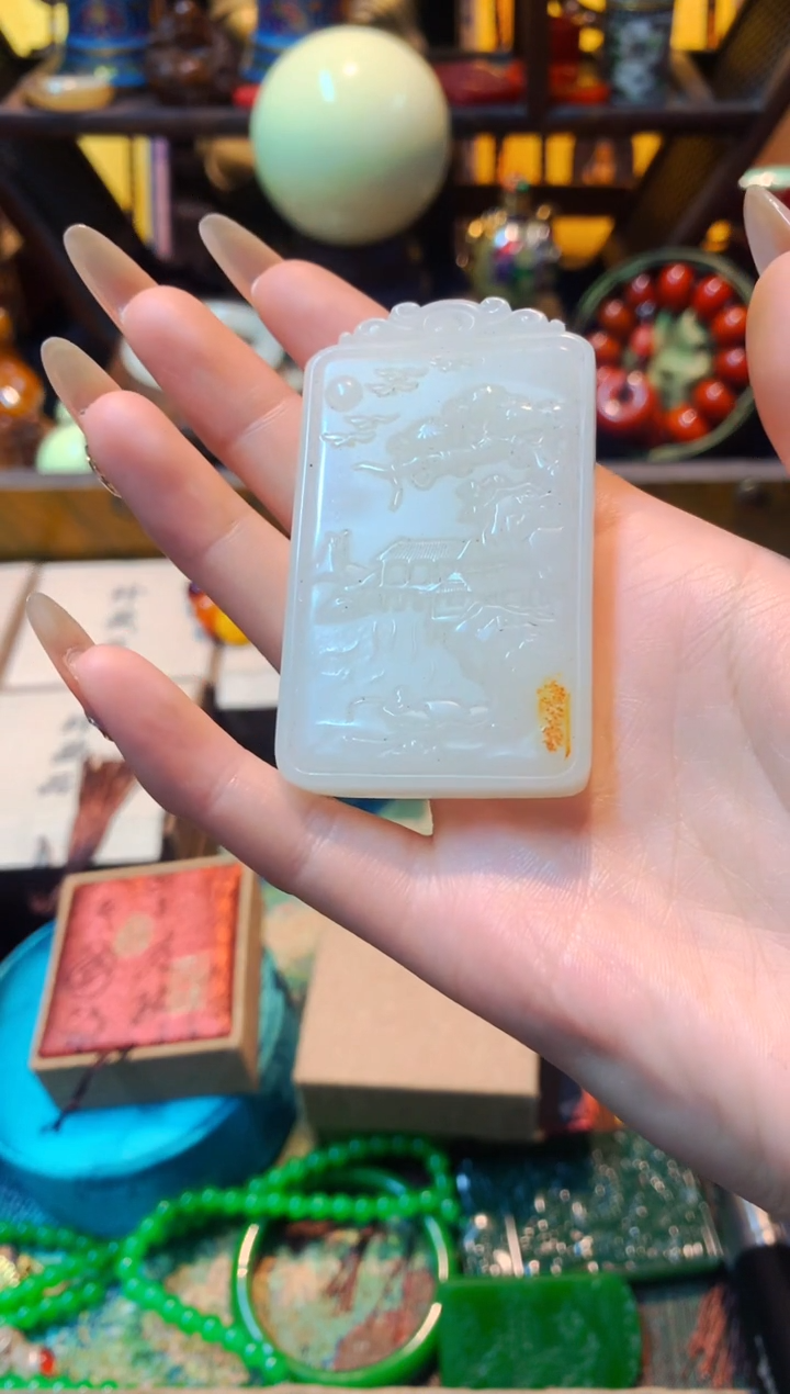 【闪购商品】和田玉挂件未镶嵌主播推荐主播推荐