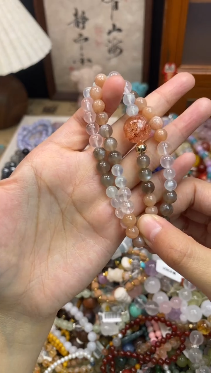 未镶嵌手链水晶123