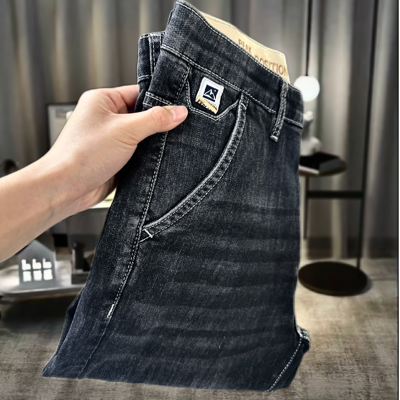 C个别瑕疵男装牛仔裤春夏季新款宽松直筒韩版弹力百搭修身时尚