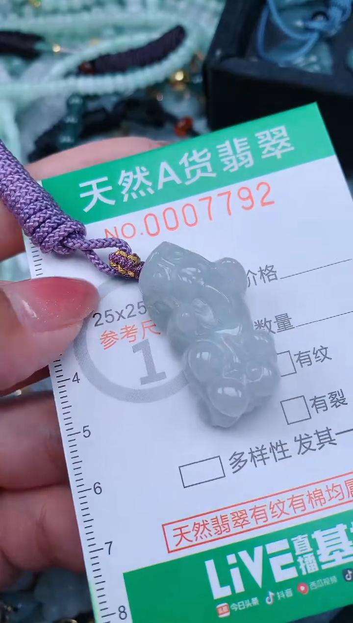 【闪购商品】翡翠颈饰未镶嵌.0007792