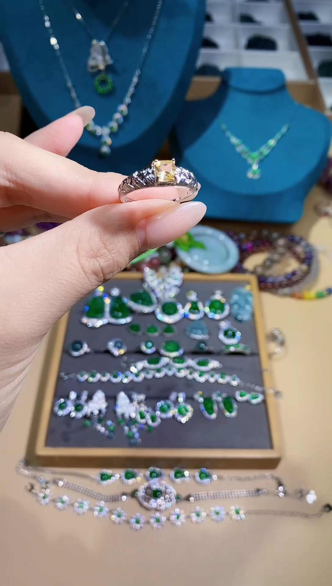 【闪购商品】水晶戒指合金多样性发其一【46】