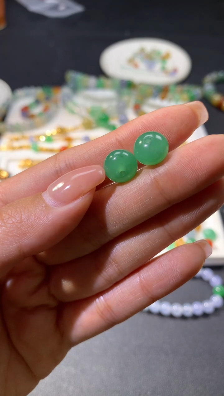 【闪购商品】定制翡翠未镶嵌珠子
