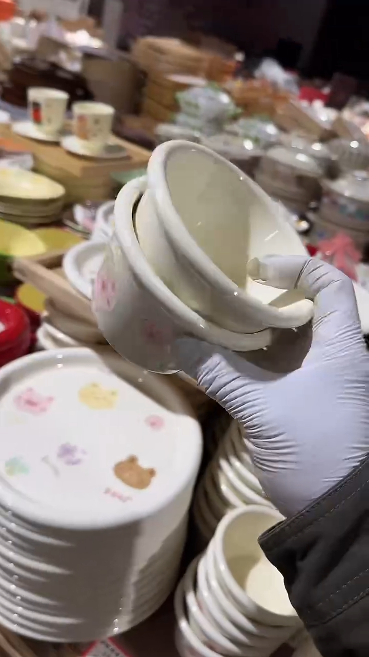 陶瓷2个胖胖反边米饭碗微瑕 凑满20元包邮