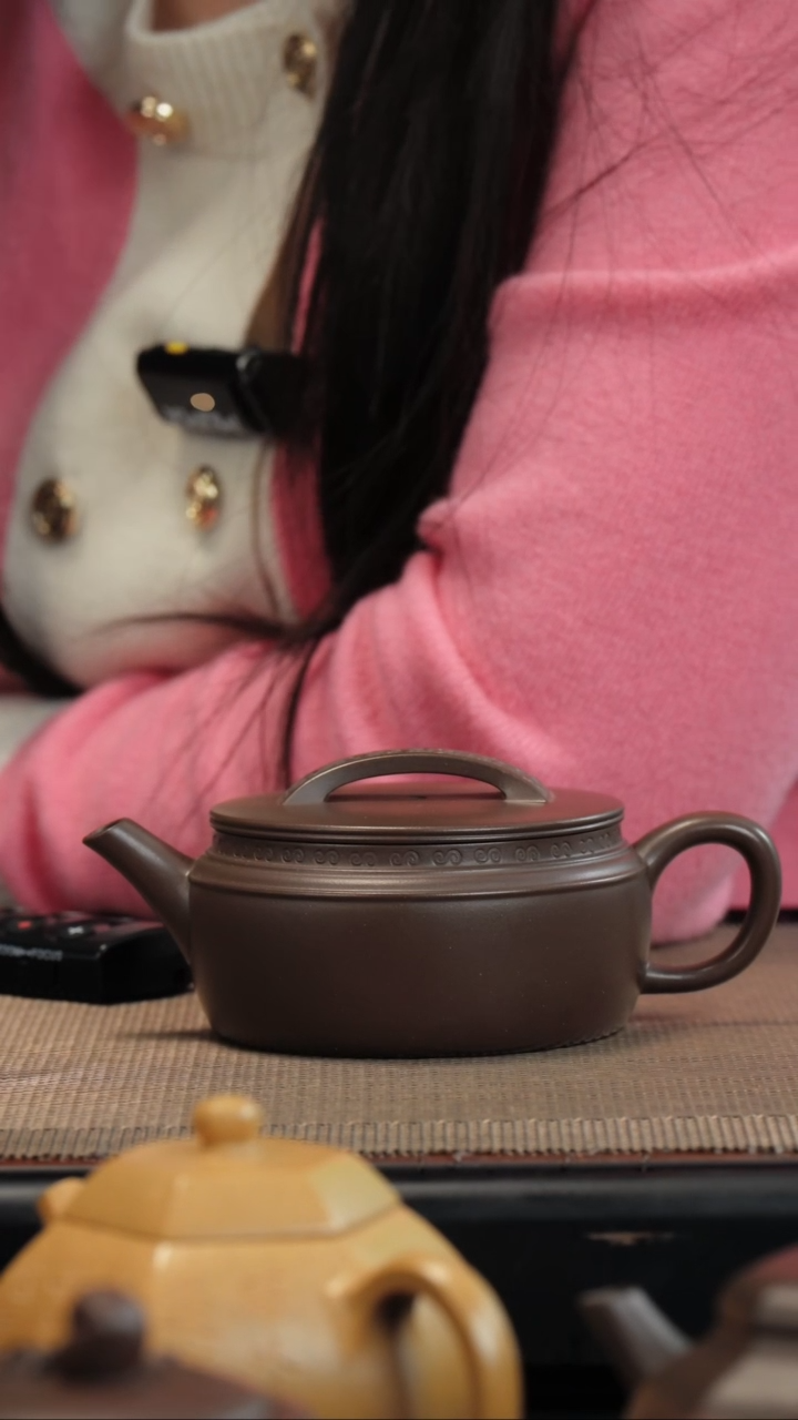 【闪购商品】紫砂茶壶老紫泥汉瓦