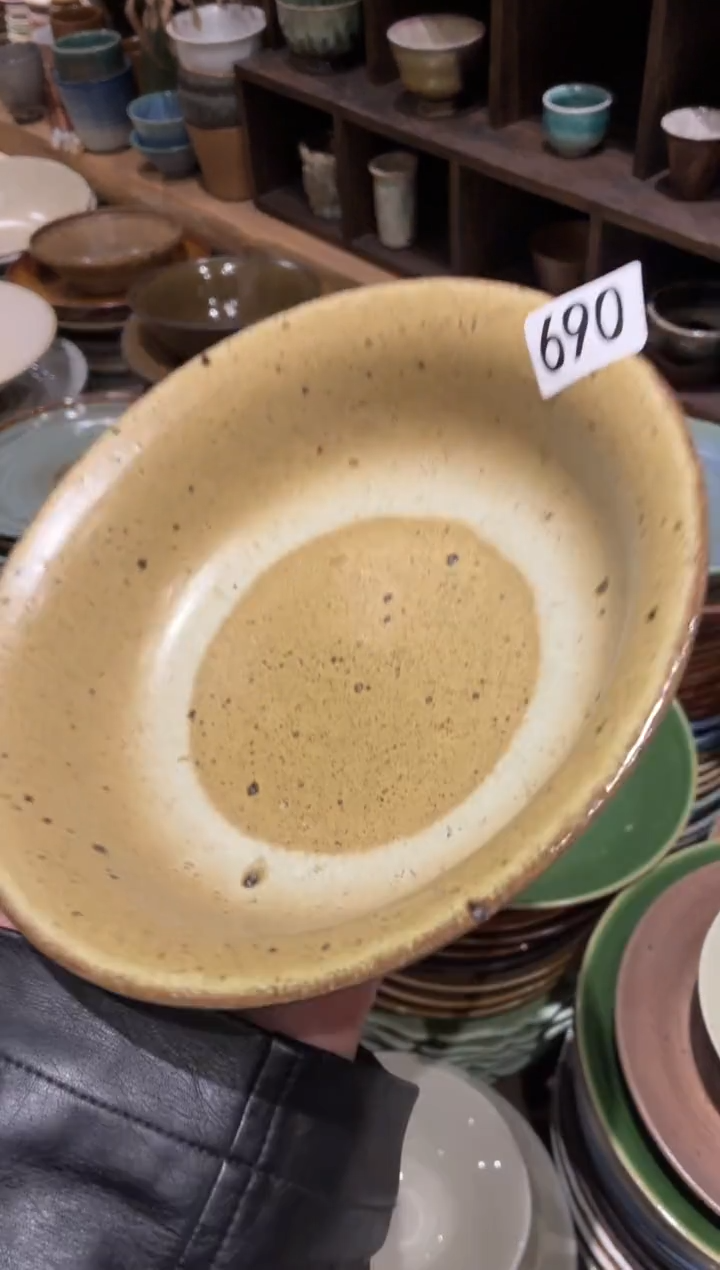 瓷片太*?690鹧鸪斑反口盘1个