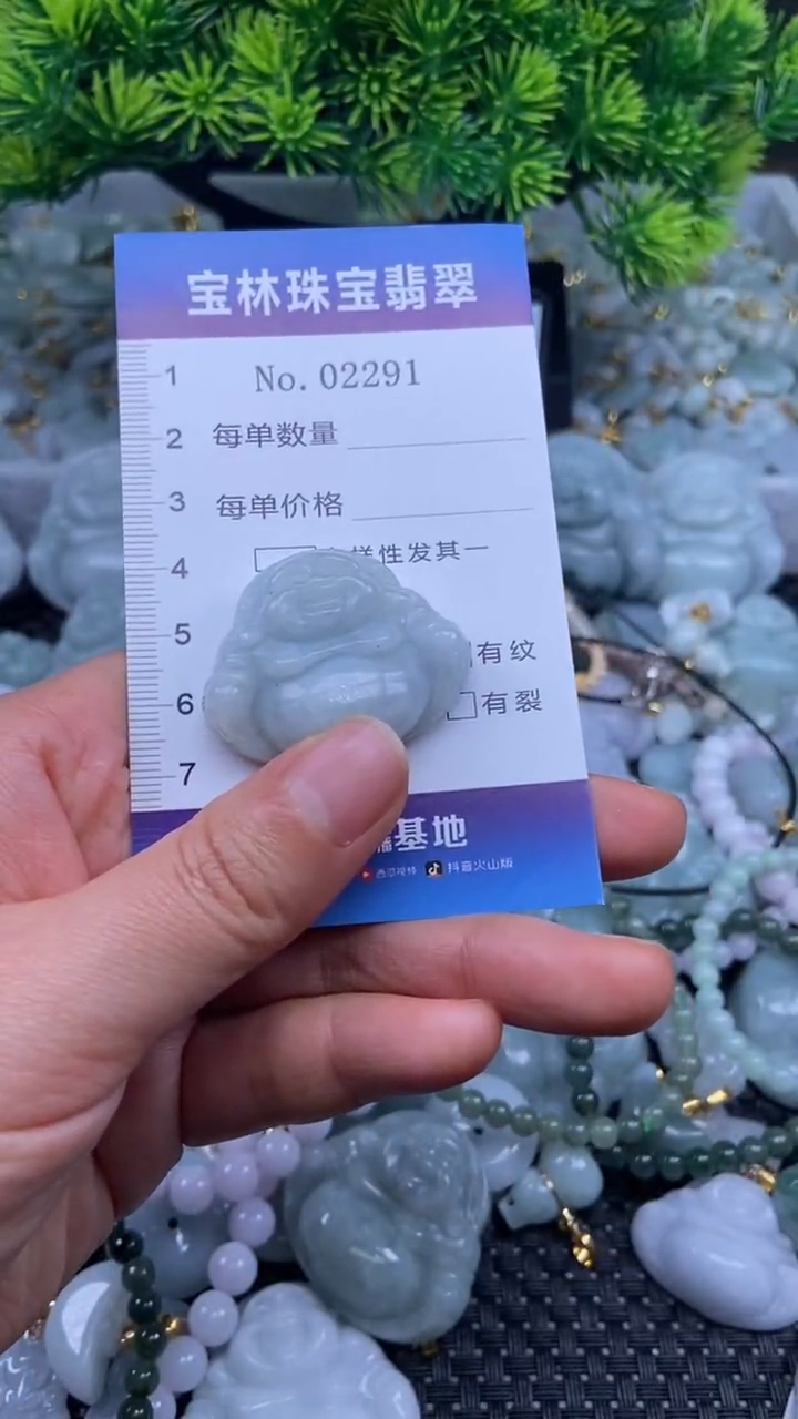 颈饰未镶嵌翡翠 天然缅甸翡翠2291