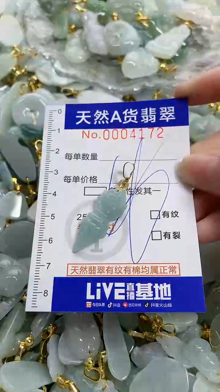 颈饰未镶嵌翡翠天然A货翡翠