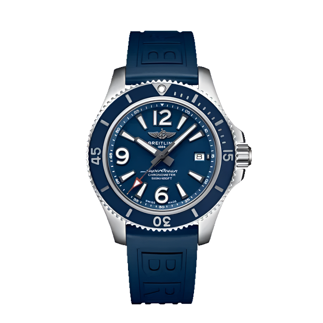 99新 BREITLING/百年灵 超级海洋/42mm/蓝盘/A17366D81C1S2二手表