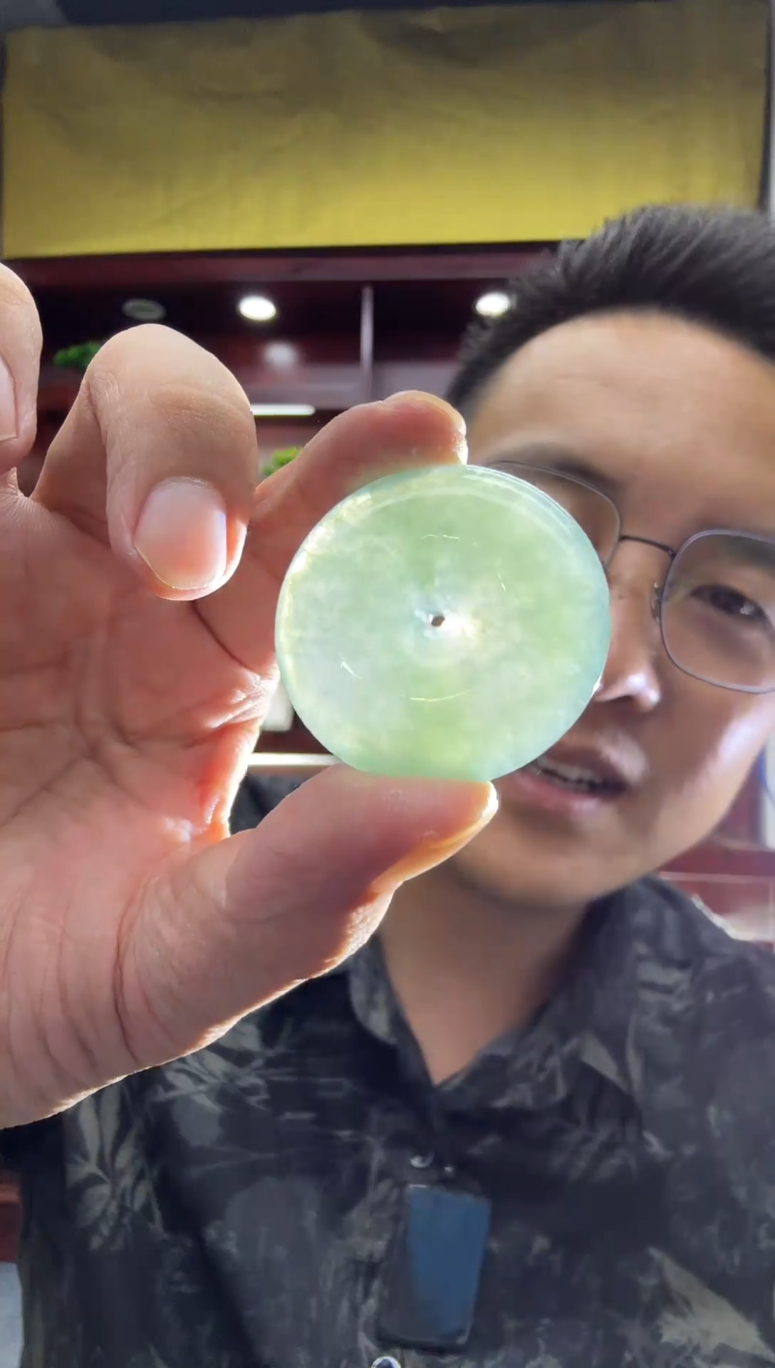 翡翠未镶嵌挂件A货翡翠多样性孤品