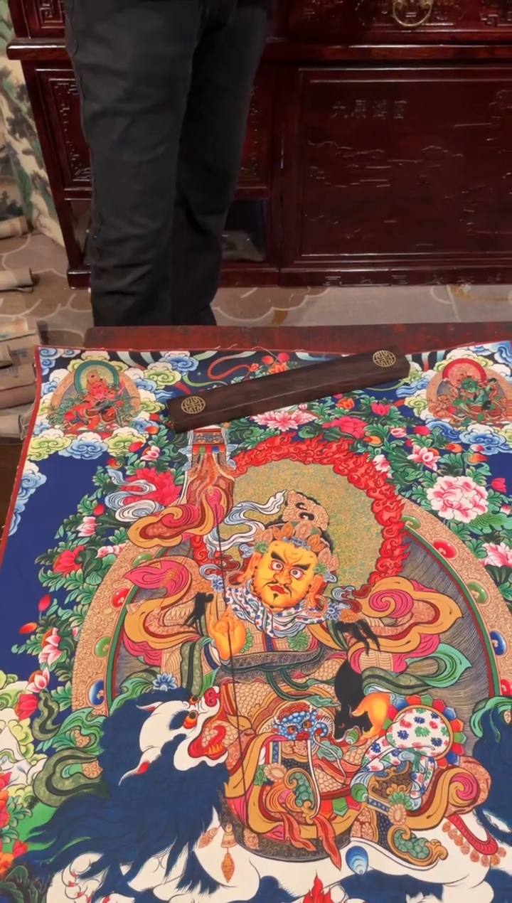 卷轴画手绘唐卡141