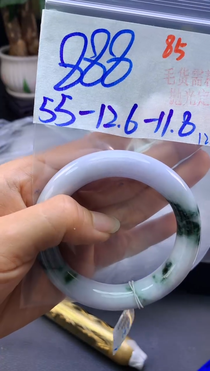 未镶嵌定制翡翠85毛货需精细抛光+多样性发1件+888元