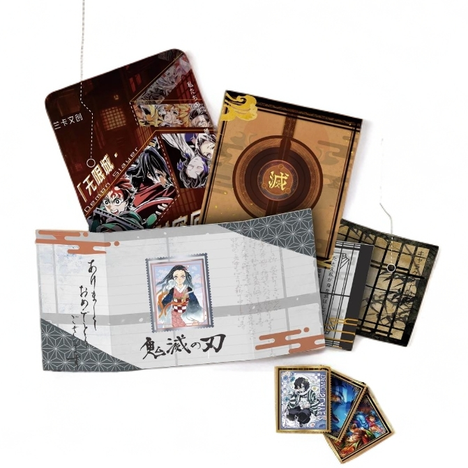 兰卡文创 鬼灭金属邮票 时光回廊（默认代拆）