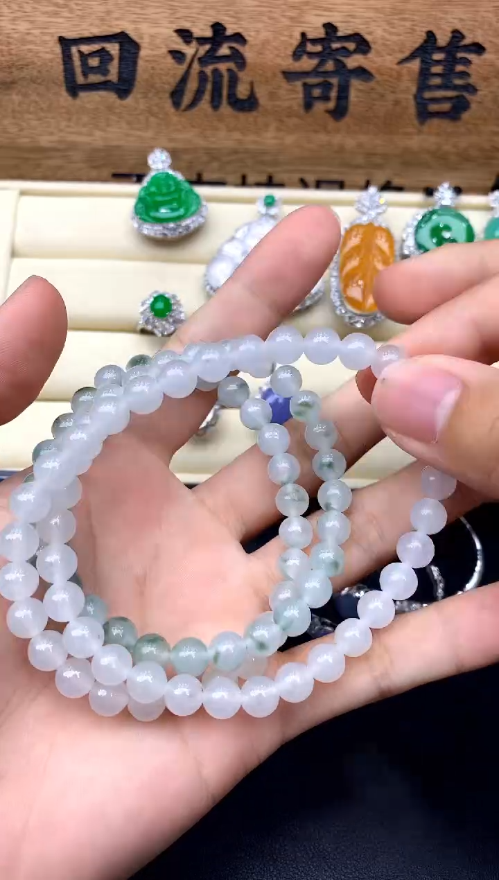 【闪购商品】翡翠手串未镶嵌46-中国好珍宝