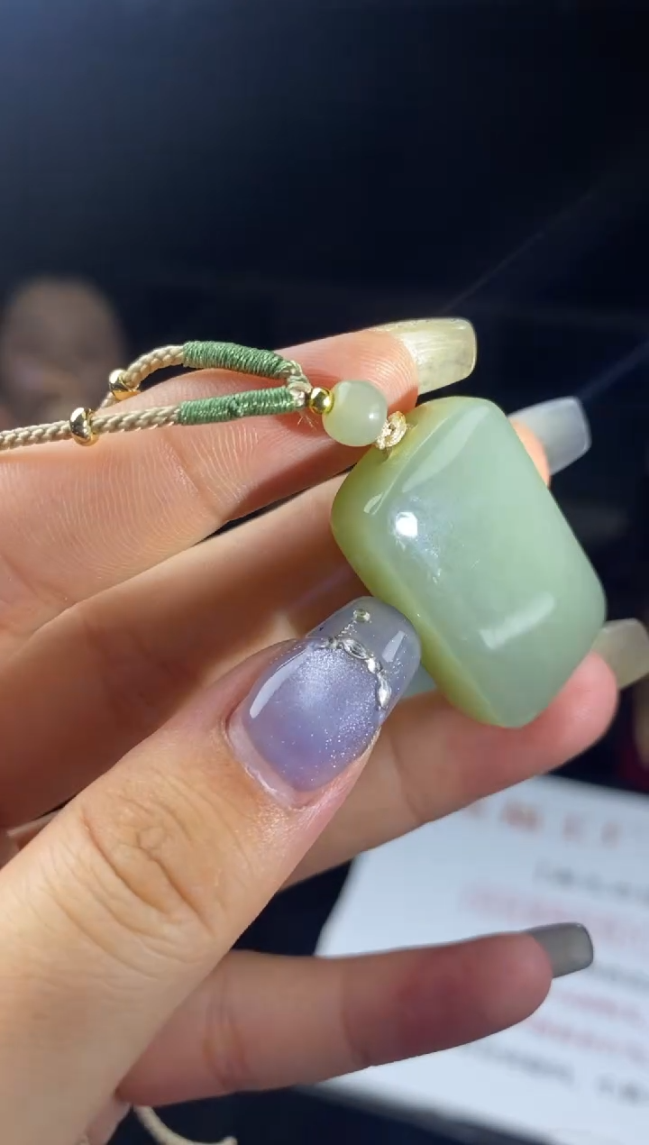 和田玉未镶嵌吊坠(不含链)多样性-吊坠-X2831-配合金绳链