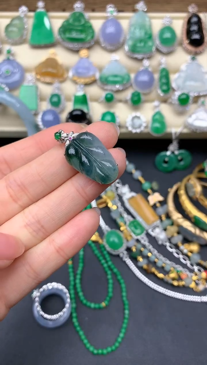 【闪购商品】翡翠颈饰18K金镶嵌398-中国好珍宝
