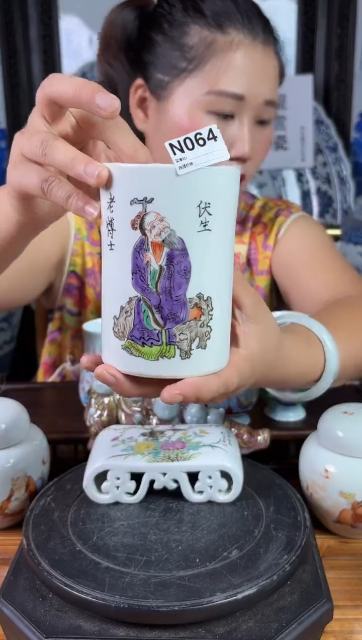 摆件景德镇陶瓷仿古摆件N064