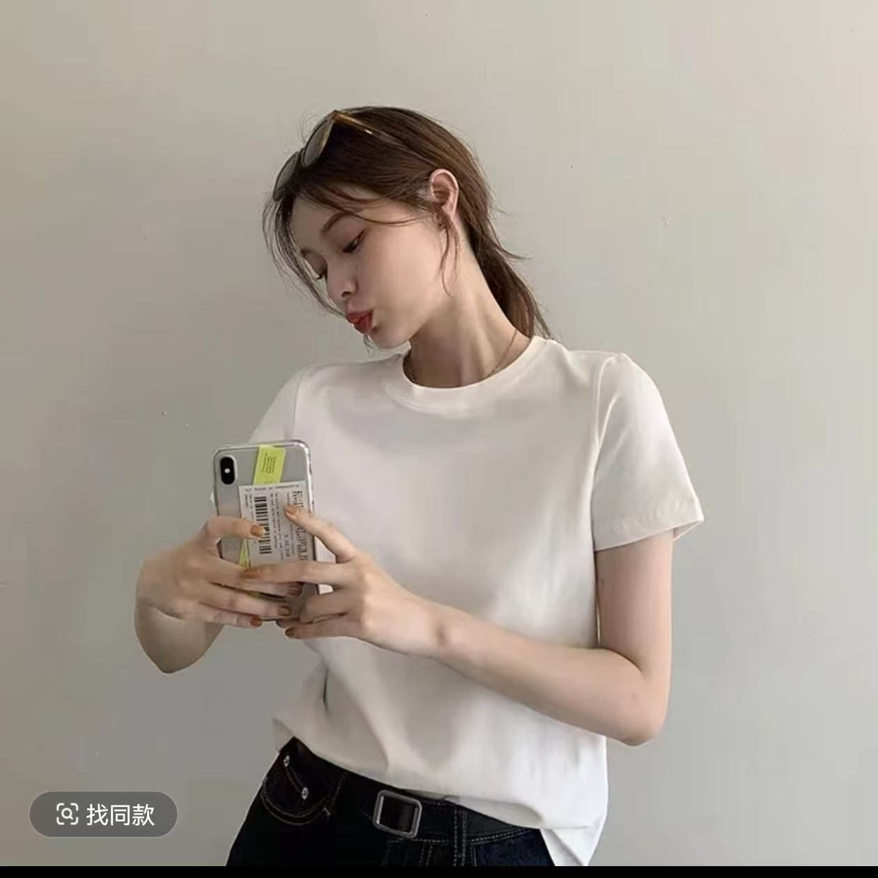 006#衣长52左右#2025#深圳南油正肩短袖t恤