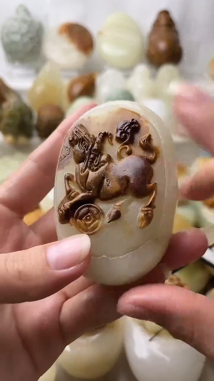 石材古青石棉纹正常不退换牛