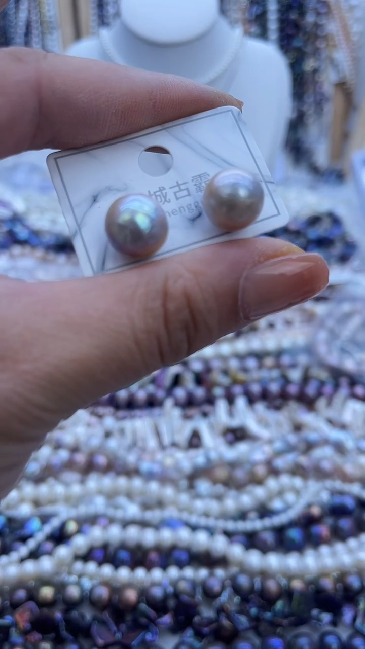 【闪购商品】淡水珍珠耳饰未镶嵌610