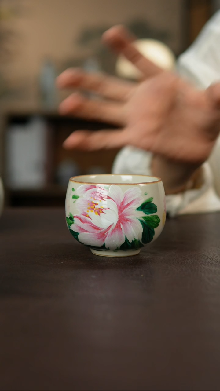 景德镇杯碗柴烧多人