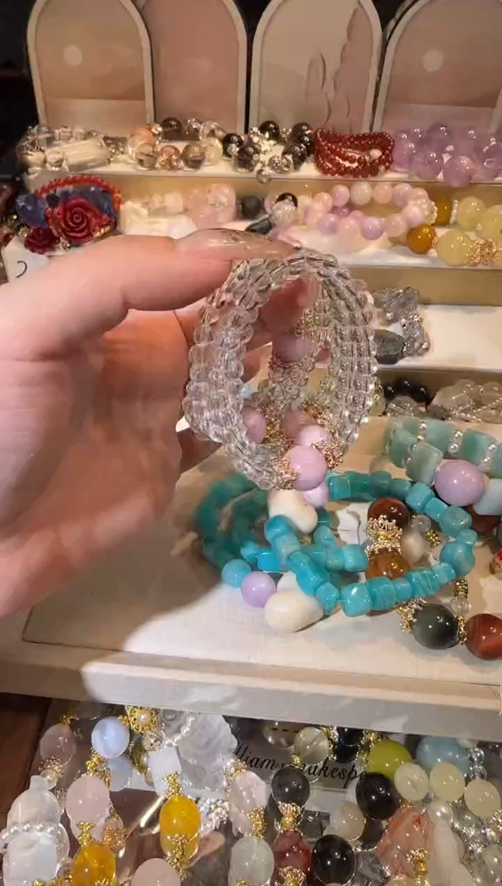 未镶嵌手串水晶多样发一