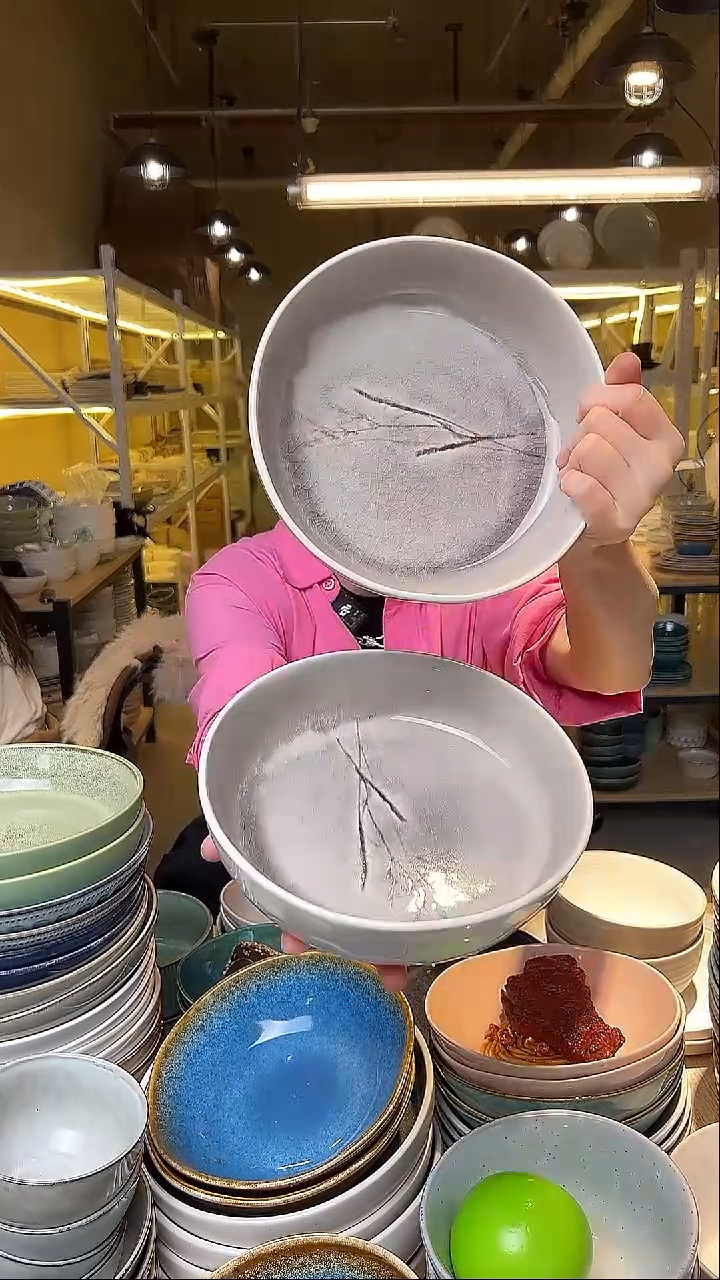 瓷03外贸尾货窑变釉下彩默认微瑕