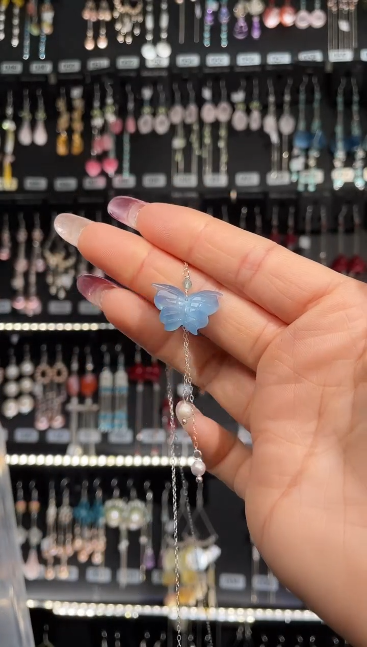 【闪购商品】紫晶耳饰银S925镶嵌一个仙女吖