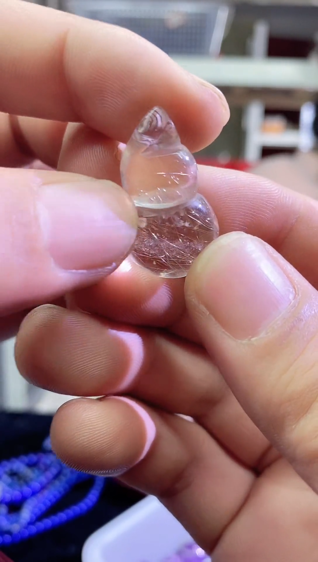 吊坠(不含链)未镶嵌水晶银发葫芦