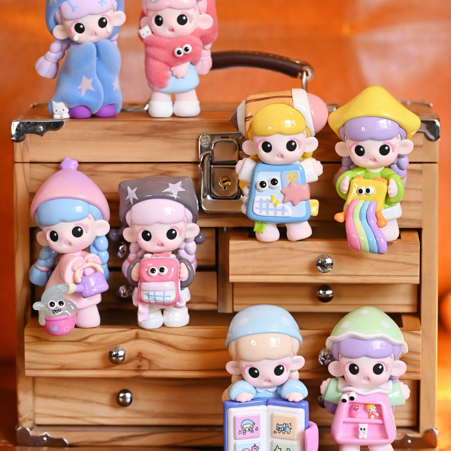 【来来代拆】倒倒灵魂灌溉系列盲盒萌粒潮玩摆件