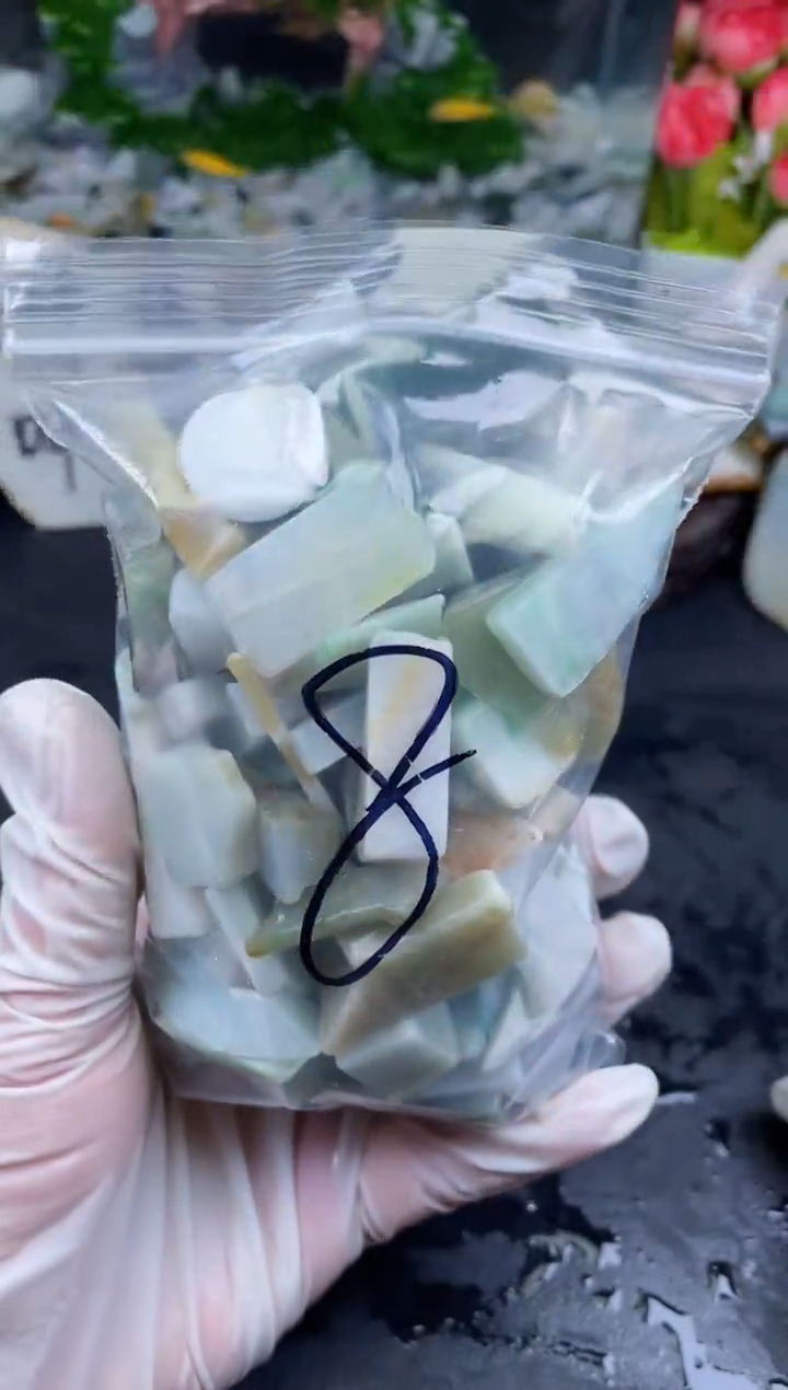 【闪购商品】翡翠颈饰未镶嵌天然翡翠中号500克8