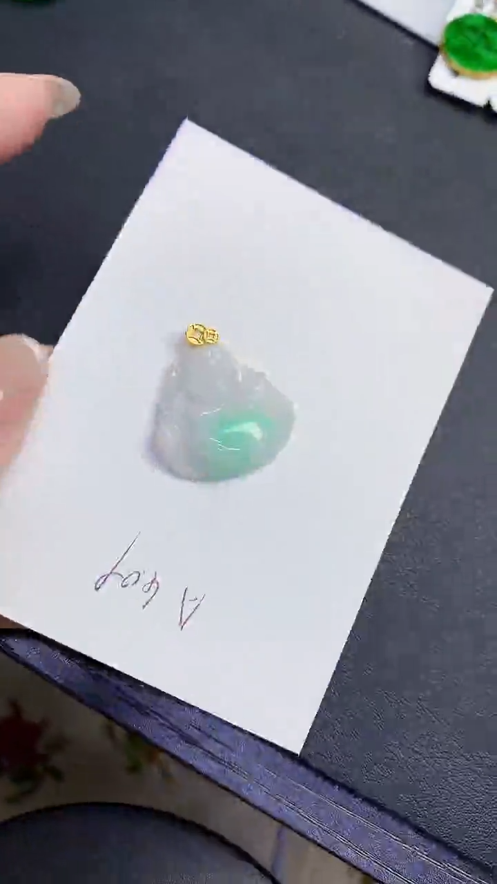 颈饰未镶嵌翡翠缅甸天然翡翠A货