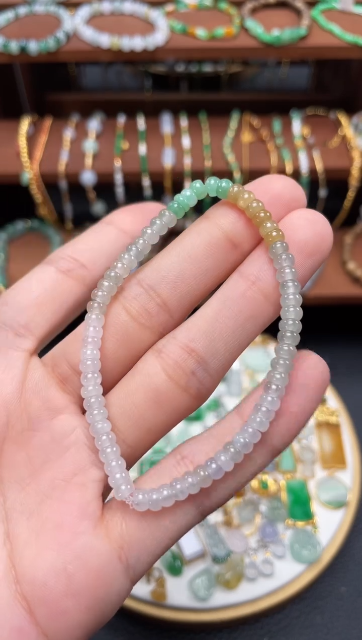 【闪购商品】翡翠套链未镶嵌一个 JK651