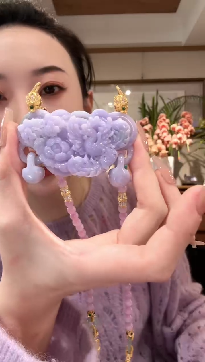 【闪购商品】翡翠颈饰未镶嵌国风