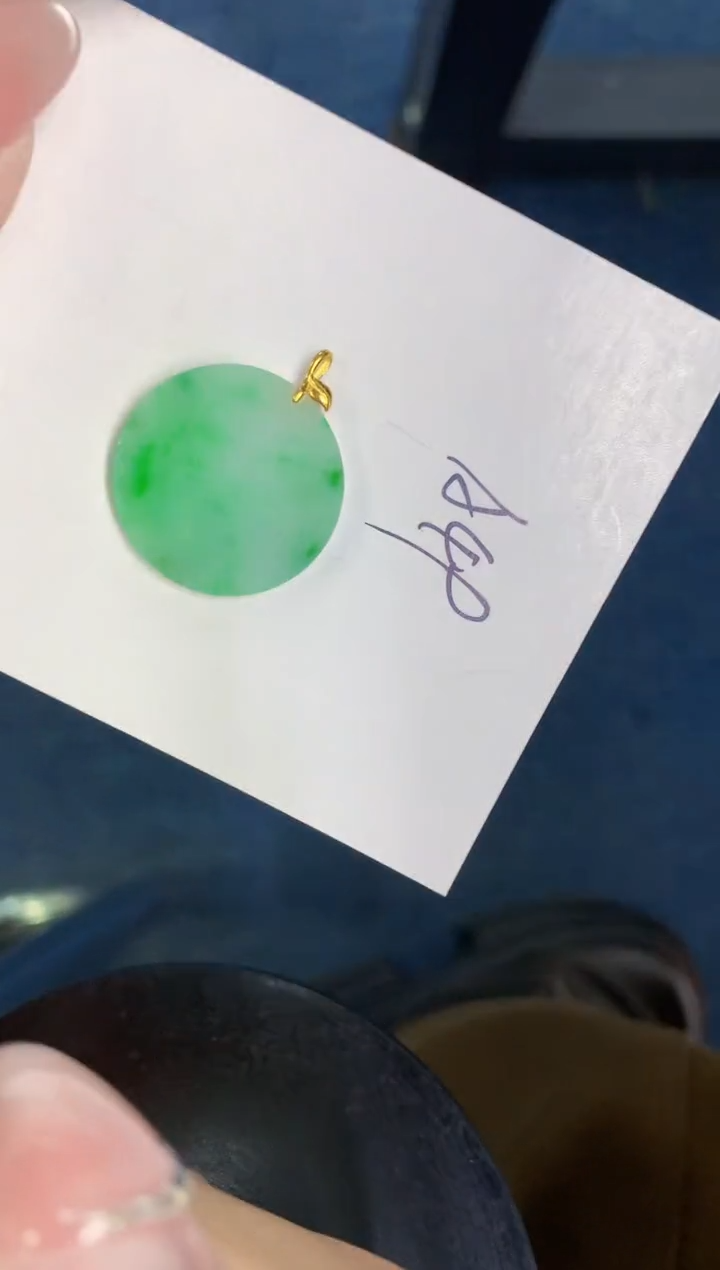 【闪购商品】翡翠颈饰18K金镶嵌000000000