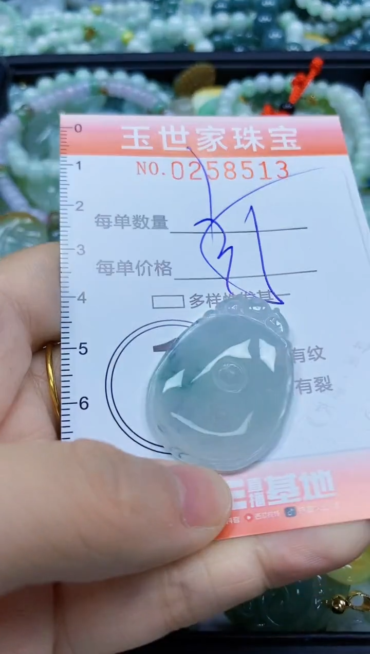 翡翠未镶嵌颈饰闪购0258513