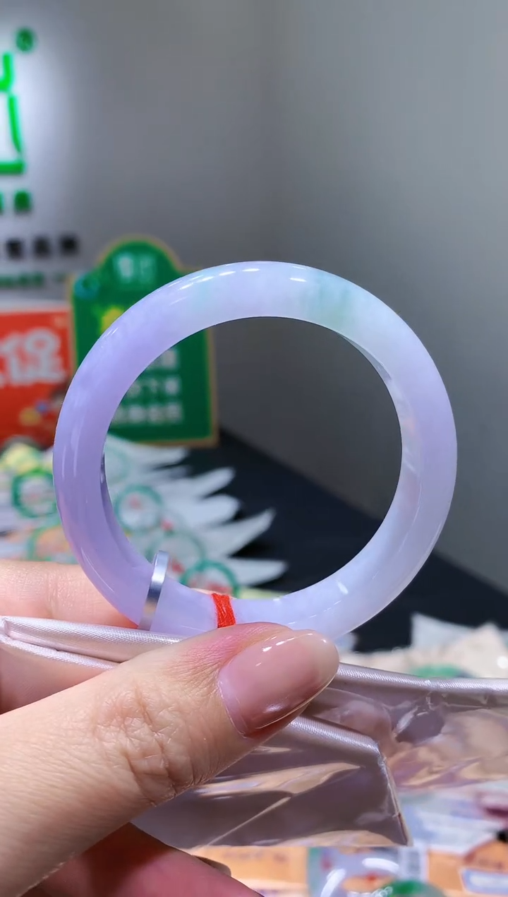 未镶嵌手镯翡翠k337天然A货缅甸翡翠53.2