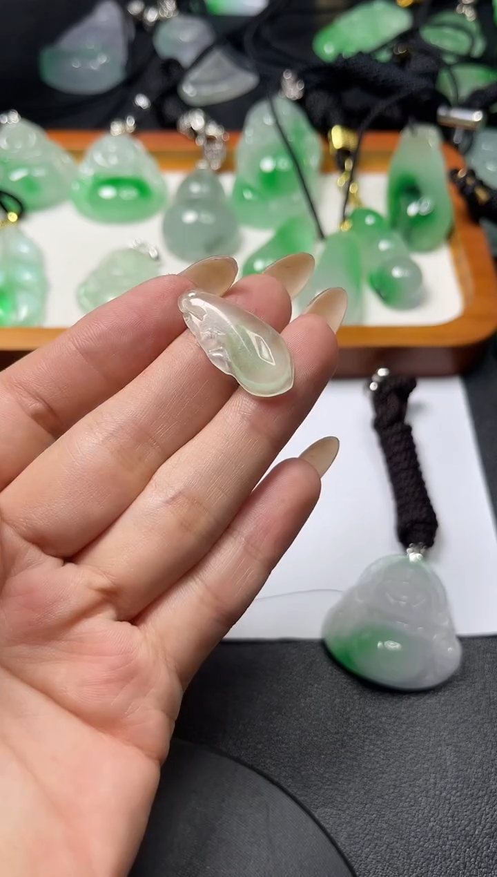 颈饰未镶嵌翡翠所见即所得   一图一物