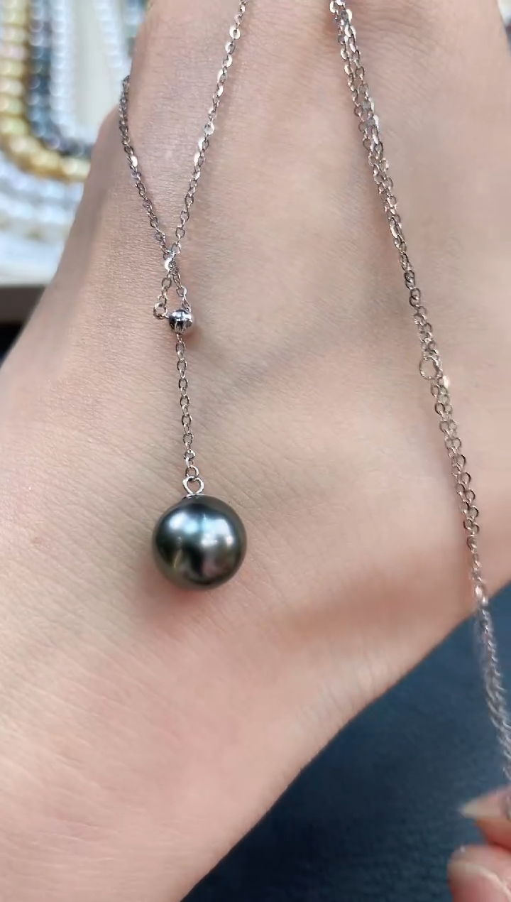 【闪购商品】海水珍珠项链18K金镶嵌m22       