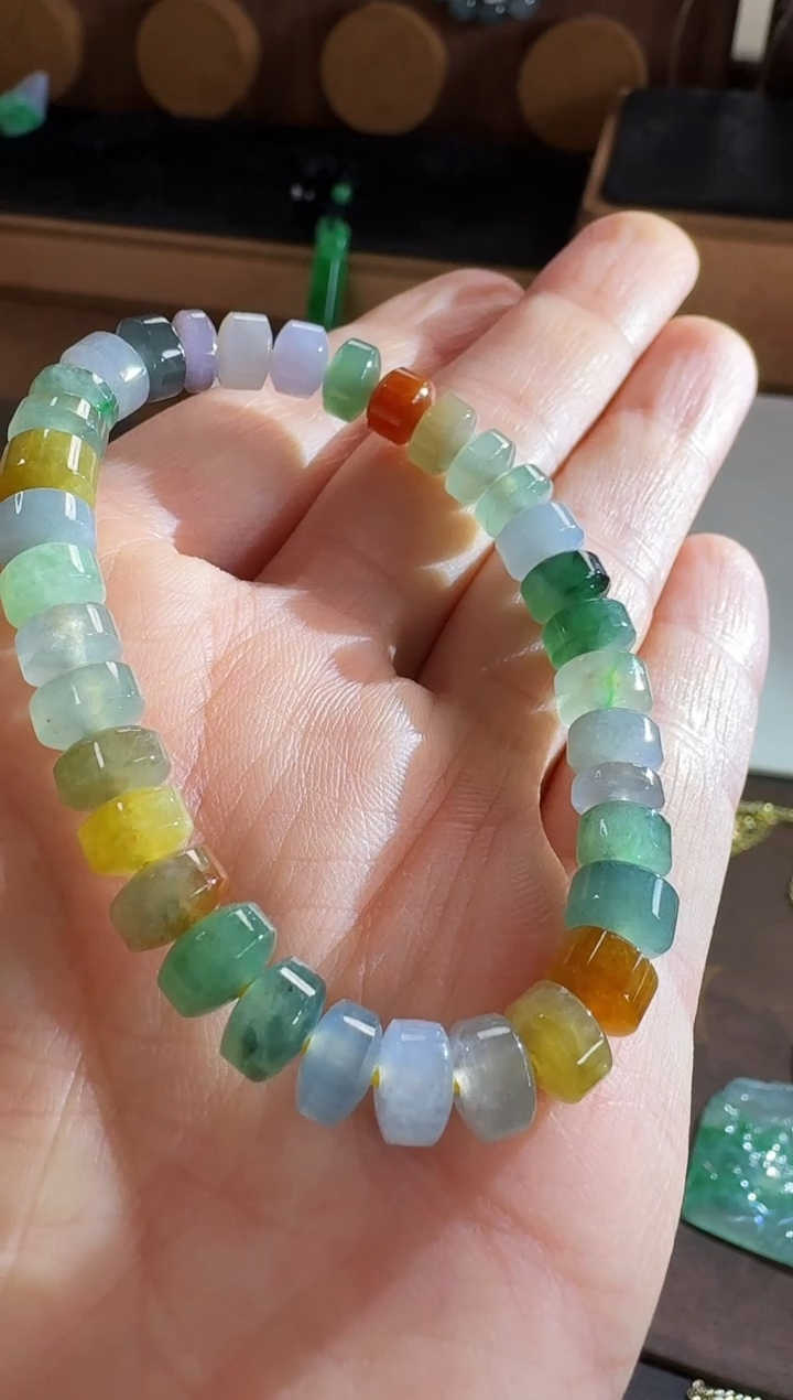 未镶嵌手链翡翠手串