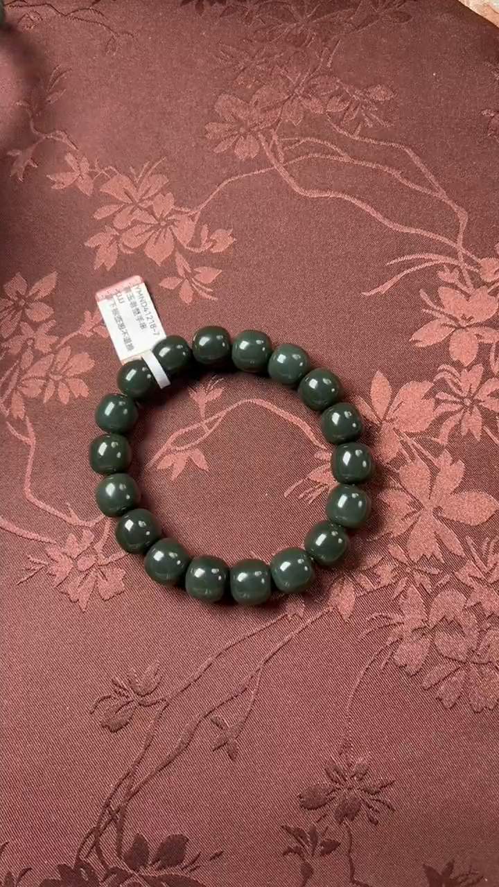 【闪购商品】和田玉手串未镶嵌塔青老型JYMND41225-3