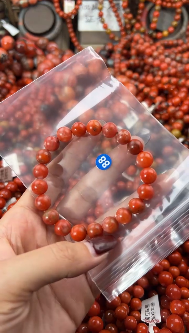 未镶嵌手串南红玛瑙9+