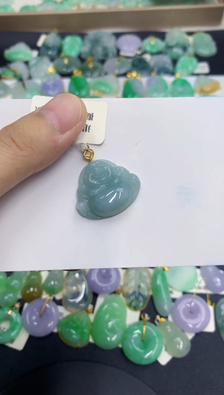 翡翠未镶嵌颈饰缅甸翡翠a货