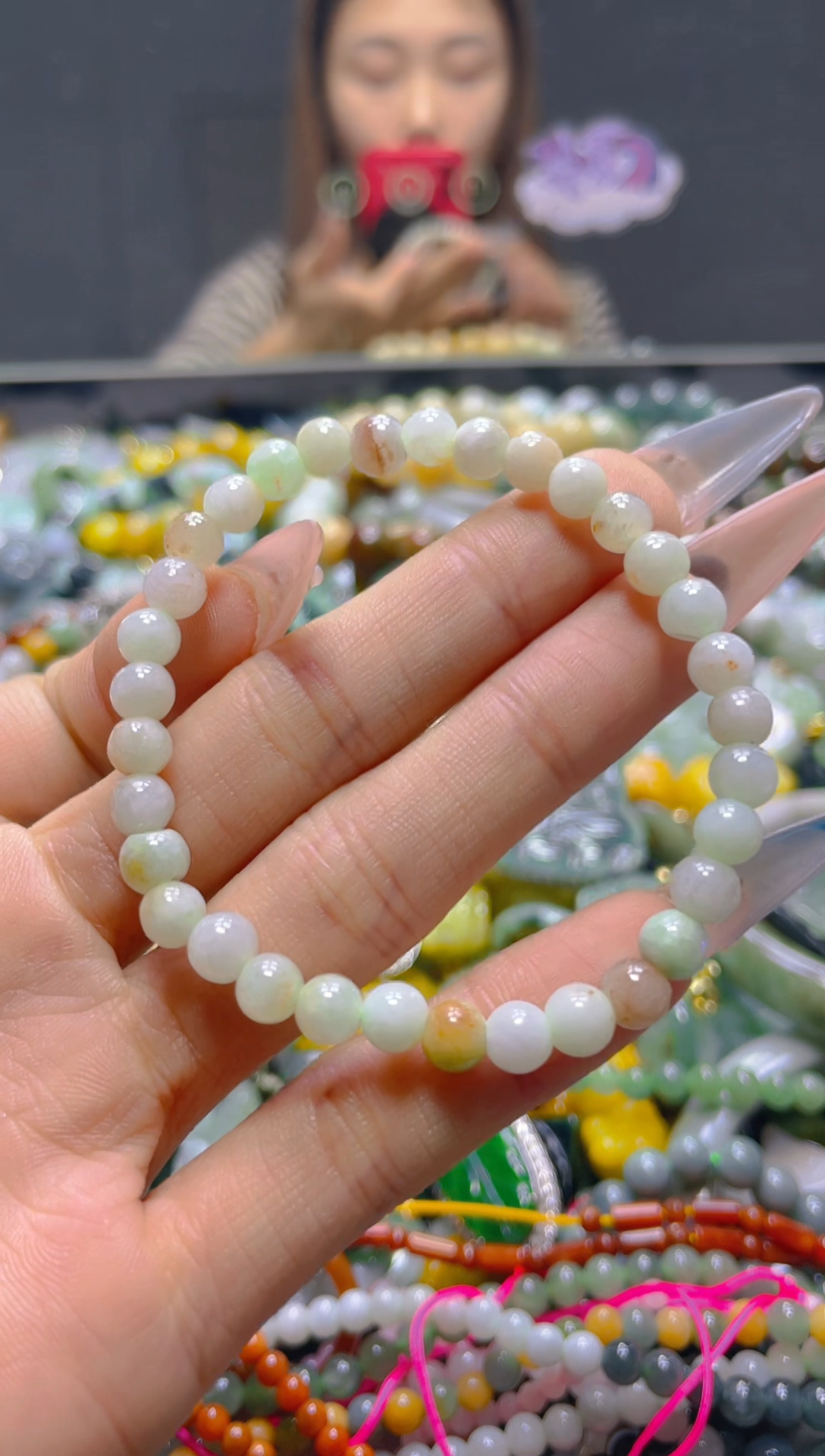 颈饰未镶嵌翡翠5MM